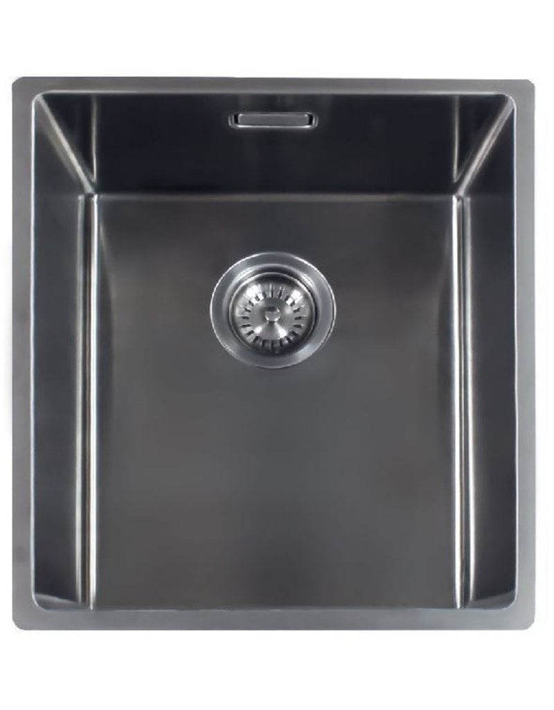 Nieuwe Lanesto spoelbak 400x400 gun metal met inzetbakje, Ophalen of Verzenden