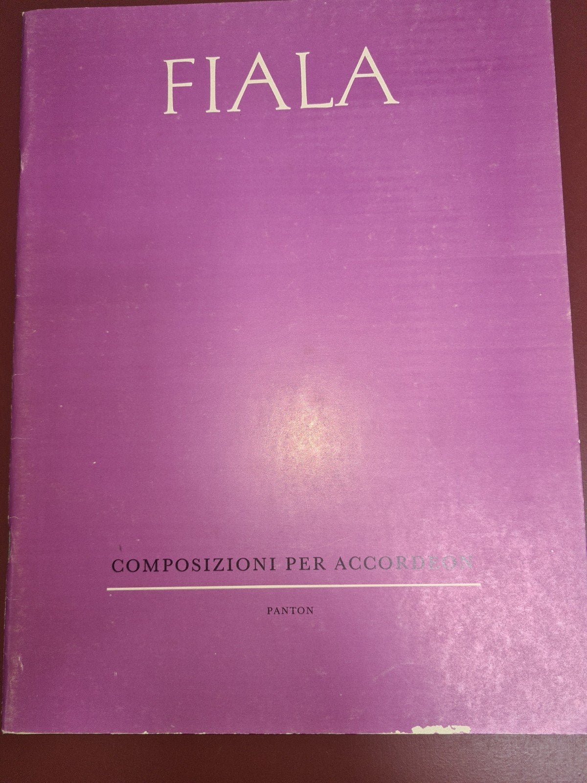 Petr Fiala - Skladby pro Akordeon (1987), Muziek en Instrumenten, Gebruikt, Klassiek, Ophalen of Verzenden, Artiest of Componist