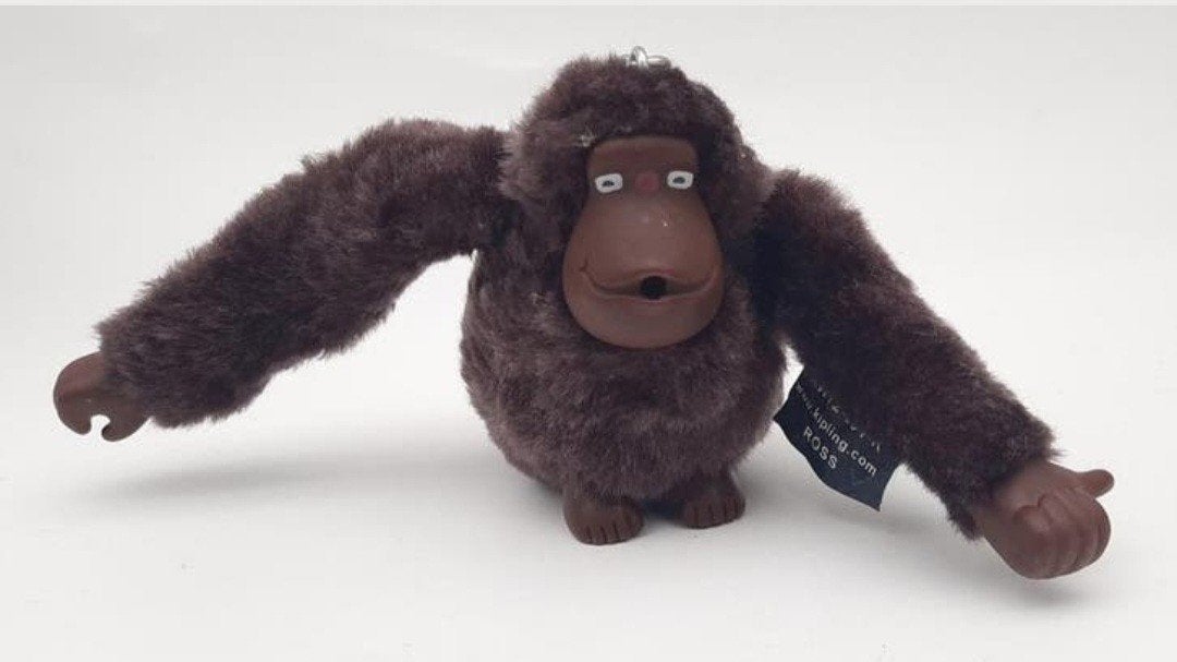 Kipling bruin Aapje Ross sleutelhanger, Verzamelen, Ophalen of Verzenden, Gebruikt