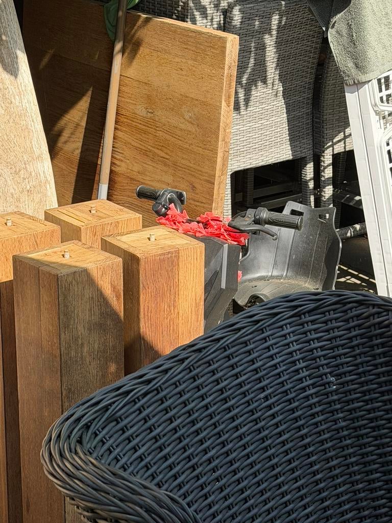 Gratis eiken tafel, Ophalen of Verzenden, Zo goed als nieuw