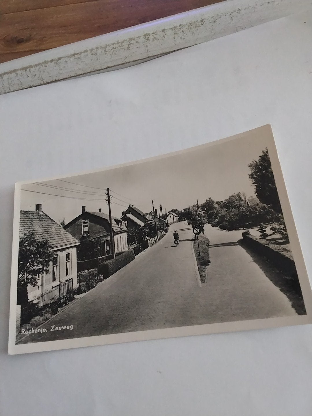Oude ansichtkaart Rockanje, Zeeweg 1952, Ophalen of Verzenden, 1920 tot 1940, Ongelopen, Zuid-Holland