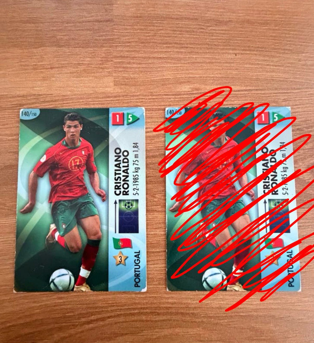 Cristiano Ronaldo Panini GOAAAL! 2006 WK Portugal (Slechte s, Ophalen of Verzenden, Gebruikt, Buitenlandse clubs, Spelerskaart
