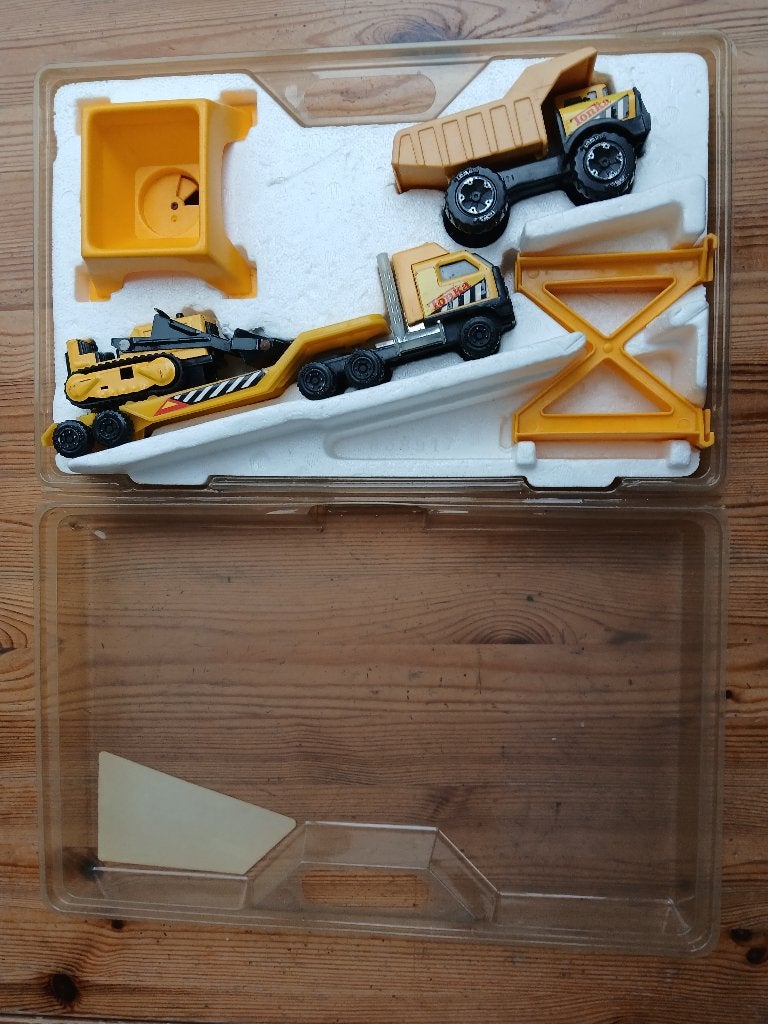 Vintage Tonka Construction Set (Mexico Jaren '80) in Koffer, Ophalen, Zo goed als nieuw, Auto's