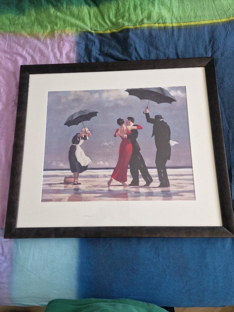 Schilderij Jack Vettriano The Singing Butler, Antiek en Kunst, Ophalen