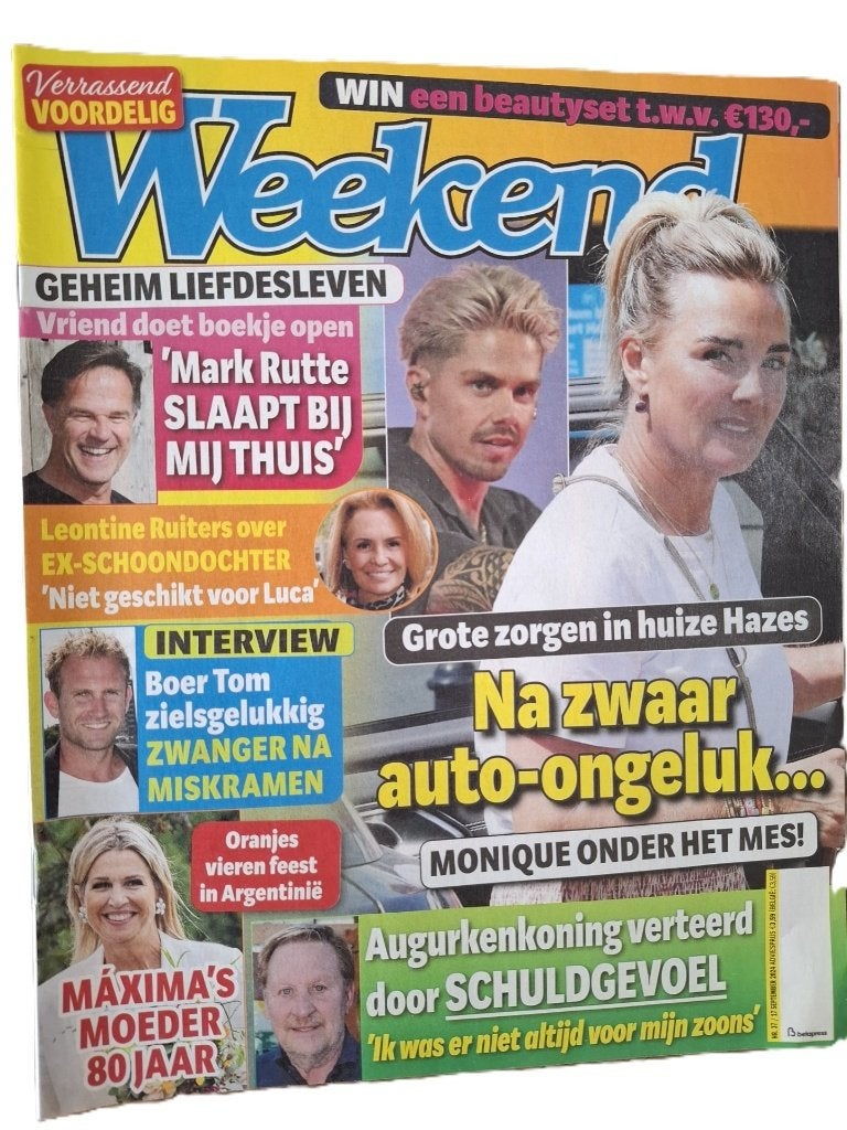 Weekend tijdschrift/magazine, Boeken, Verzenden, Gelezen, Damesbladen