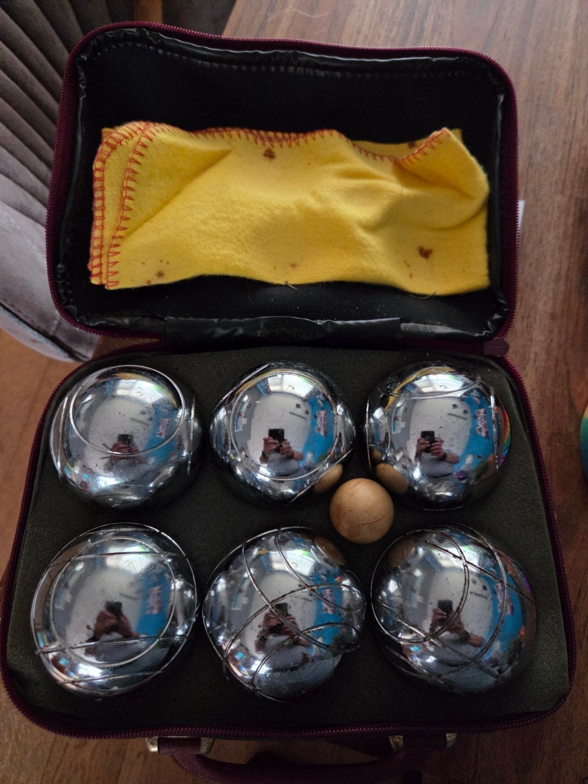 Jeu de boules set in koffer, Ophalen, Gebruikt