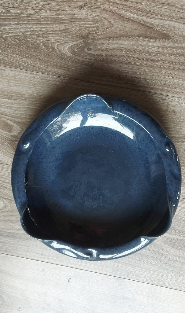 Schaal keramiek blauw (Gouda Holland), Antiek en Kunst, Ophalen of Verzenden