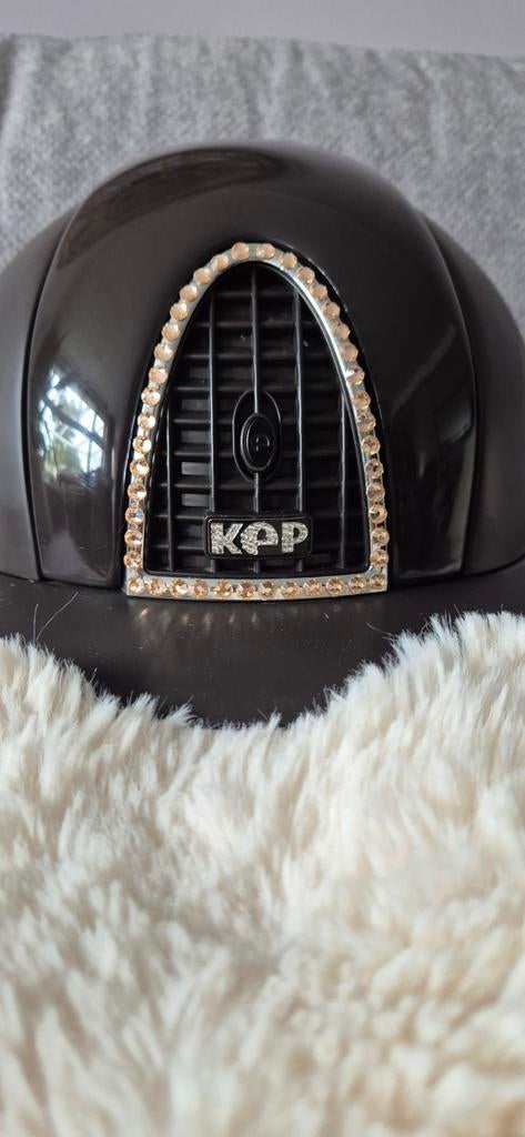 Kep Italia Cromo 1.0 schaal L bruin, Ophalen of Verzenden, Gebruikt, Dressuur, Cap