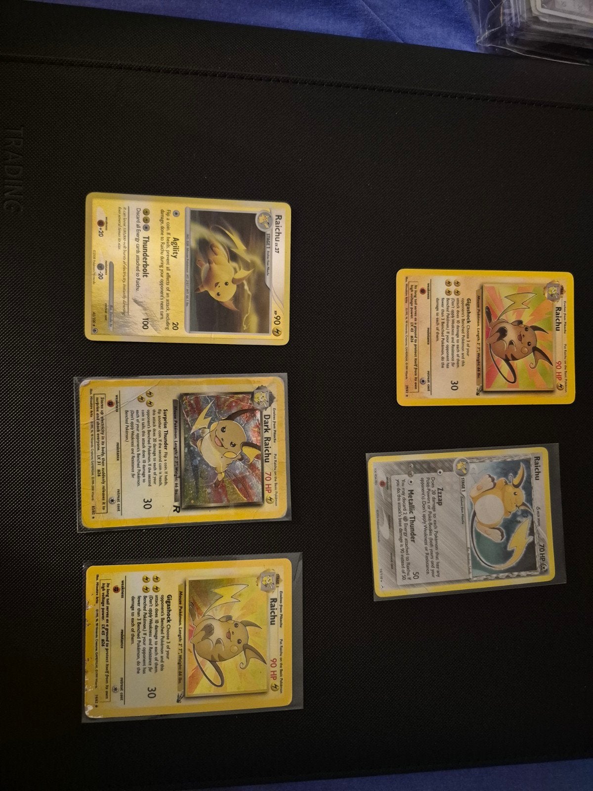Raichu kaarten Pokémon, Ophalen of Verzenden