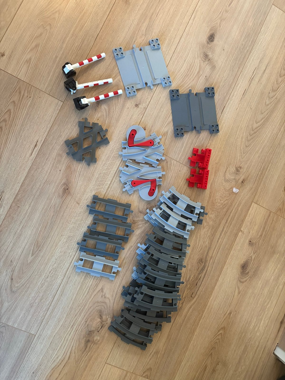 Lego Duplo Treinrails en Spoorwegovergang, Ophalen, Gebruikt, Overige thema's, Duplo