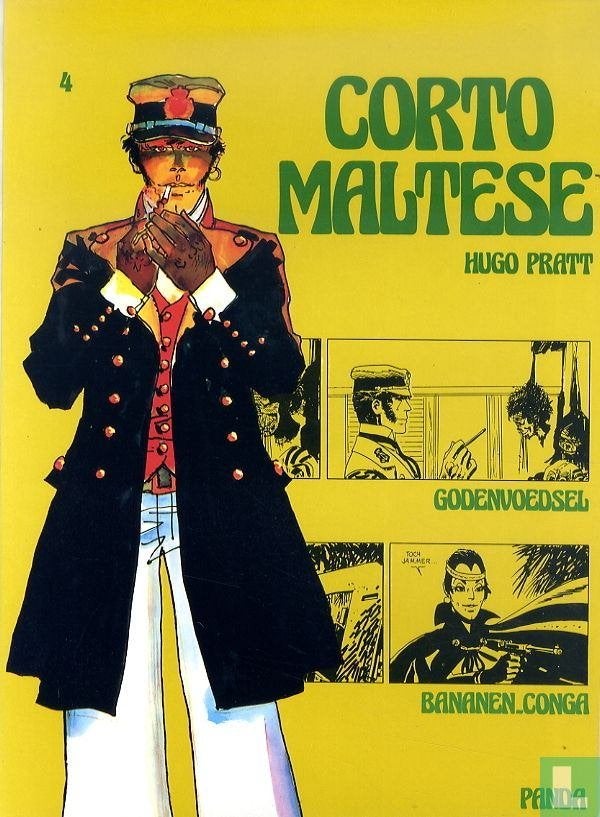 Corto Maltese - Godenvoedsel / Bananenconga (Panda 4 sc), Boeken, Eén stripboek, Ophalen of Verzenden, Zo goed als nieuw