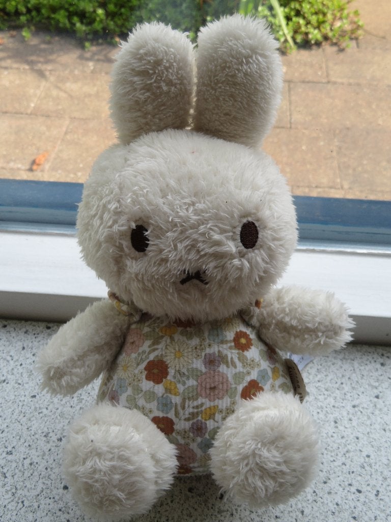 Konijn Nijntje Miffy merk Little Dutch gebloemd lijf, Little Dutch, Konijn, Ophalen of Verzenden, Zo goed als nieuw