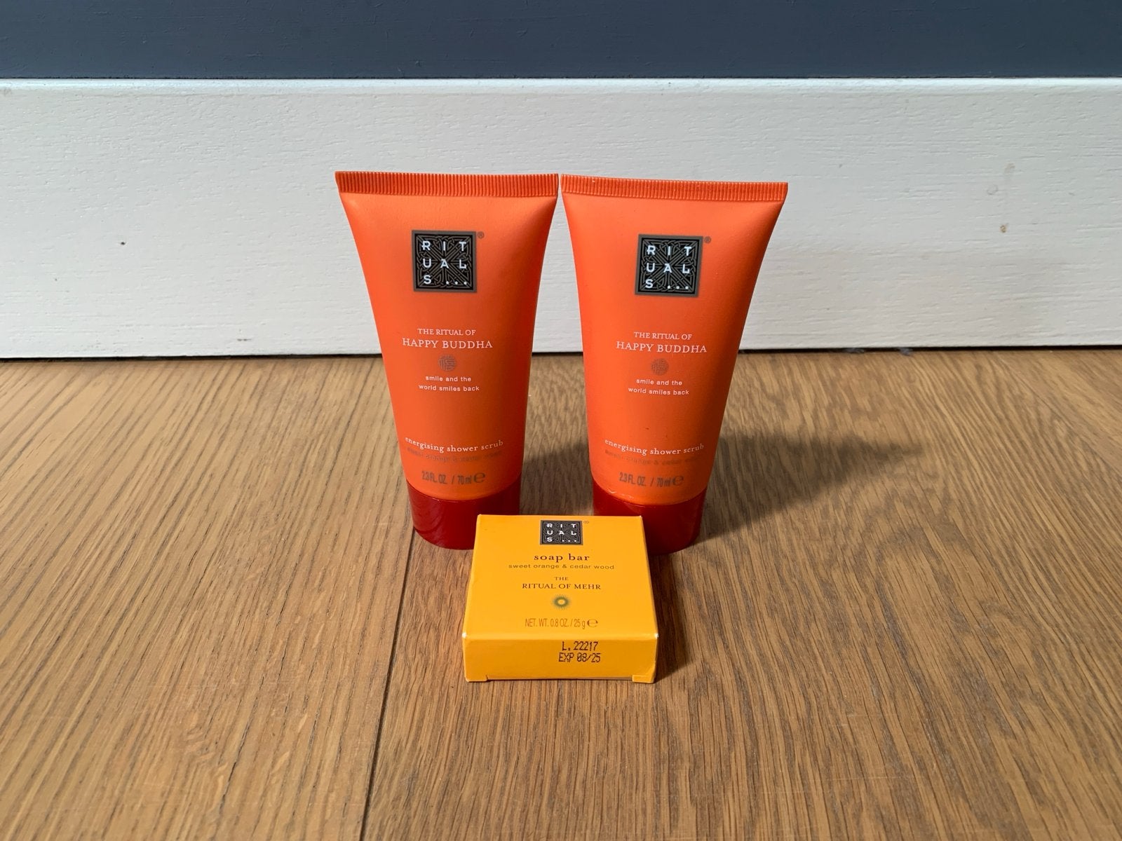 Rituals Happy Buddha Douchescrub & Mehr Zeep, Sieraden, Tassen en Uiterlijk, Uiterlijk | Lichaamsverzorging, Ophalen of Verzenden