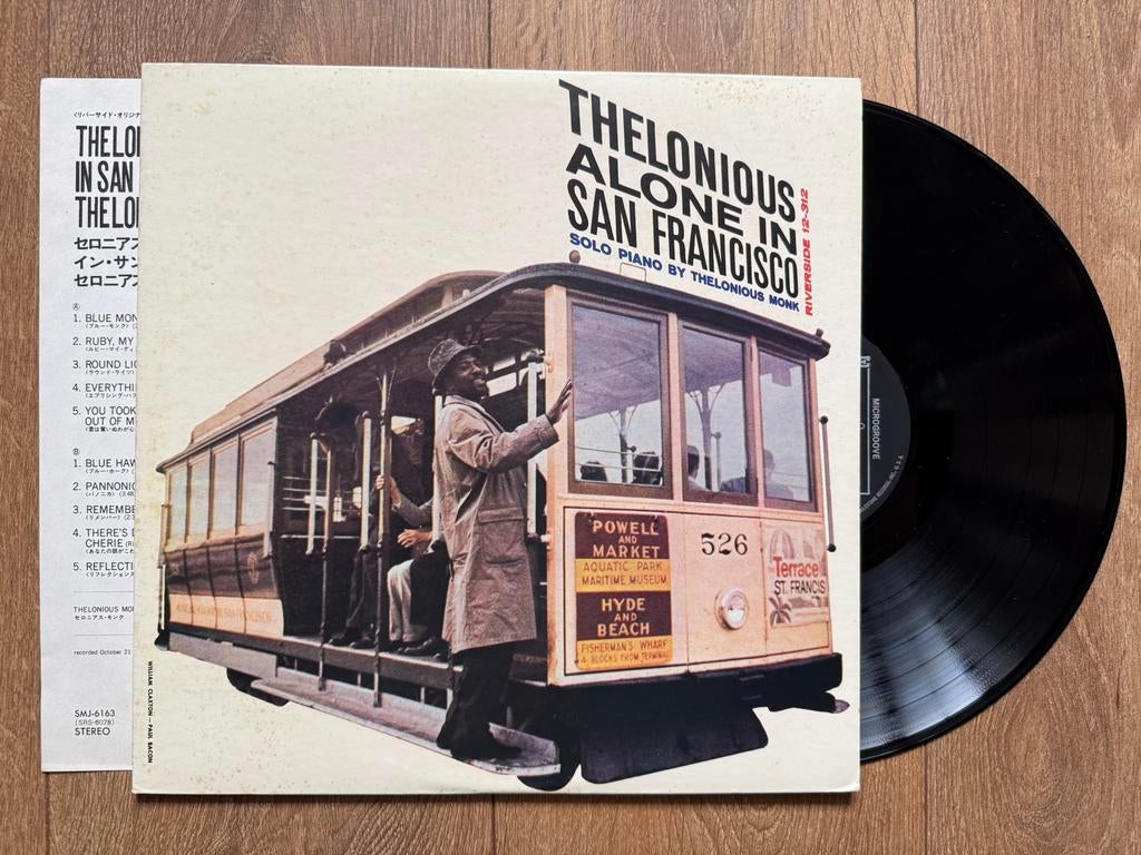 Thelonious Monk – Thelonious Alone In San Francisco (1977), Cd's en Dvd's, Vinyl | Jazz en Blues, 1960 tot 1980, Gebruikt, Ophalen of Verzenden