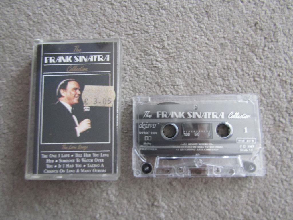 Cassette: Frank Sinatra - The love songs, Cd's en Dvd's, Cassettebandjes, Gebruikt, 1 bandje, Ophalen of Verzenden, Origineel