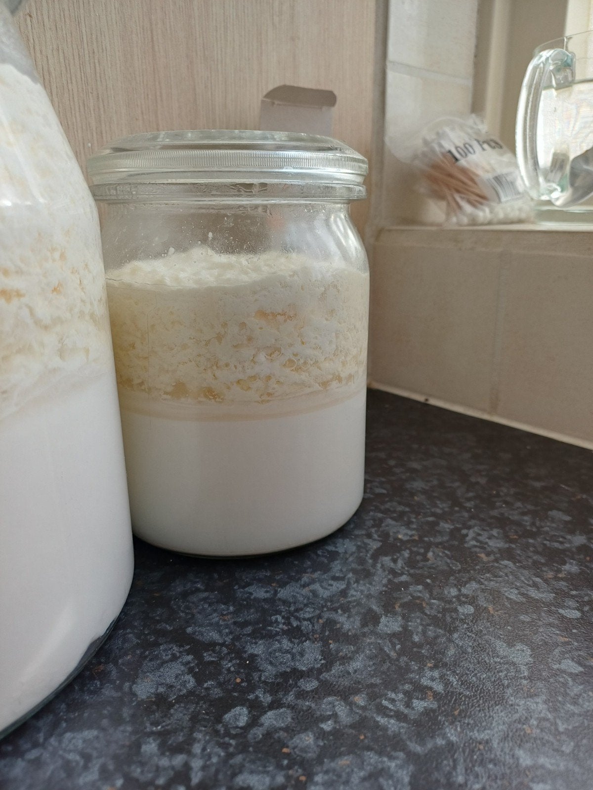Biologische melk kefir korrels, Ophalen