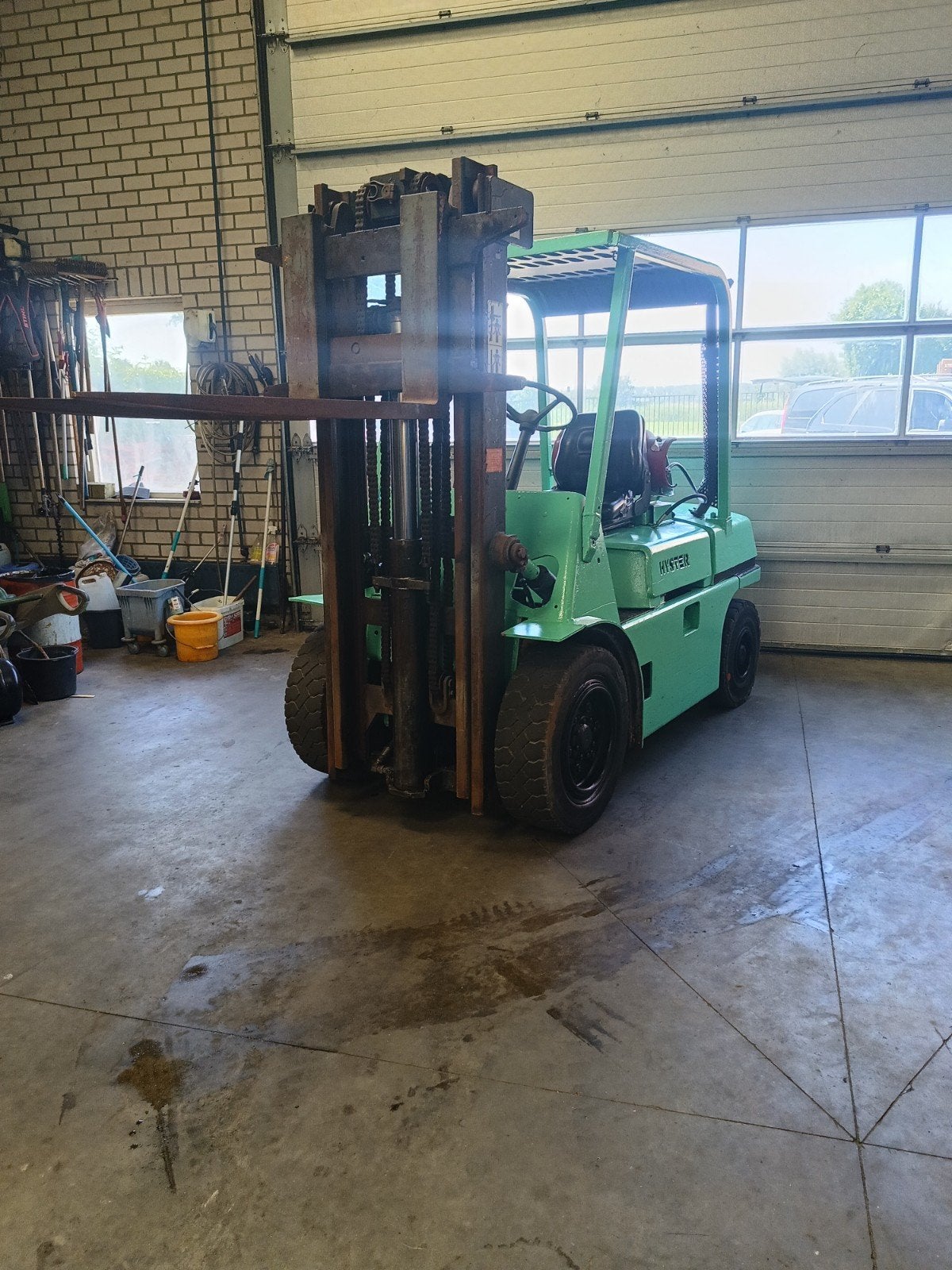 Heftruck 3t lpg, Ophalen