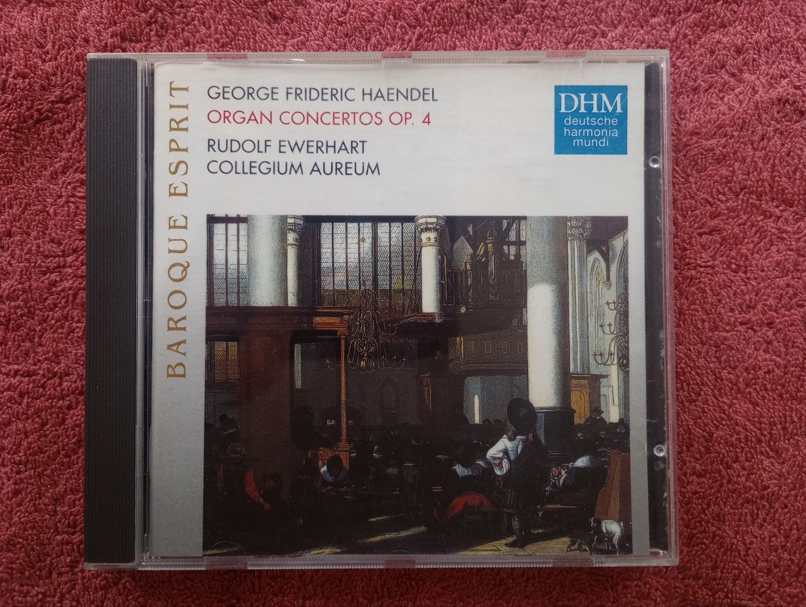 Händel Organ Concertos op.4 - Rudolf Ewerhart, Cd's en Dvd's, Ophalen of Verzenden, Barok, Gebruikt, Orkest of Ballet