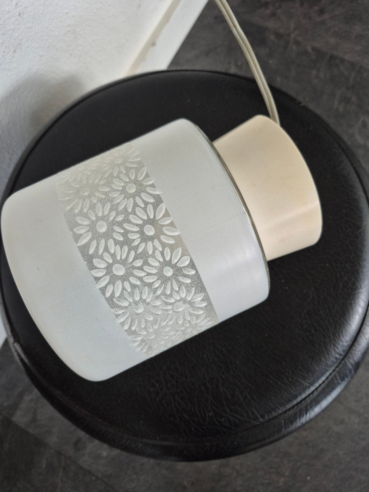 Niko 6262 Bakeliet Plafondlamp E27 Crème Glas, Ophalen of Verzenden