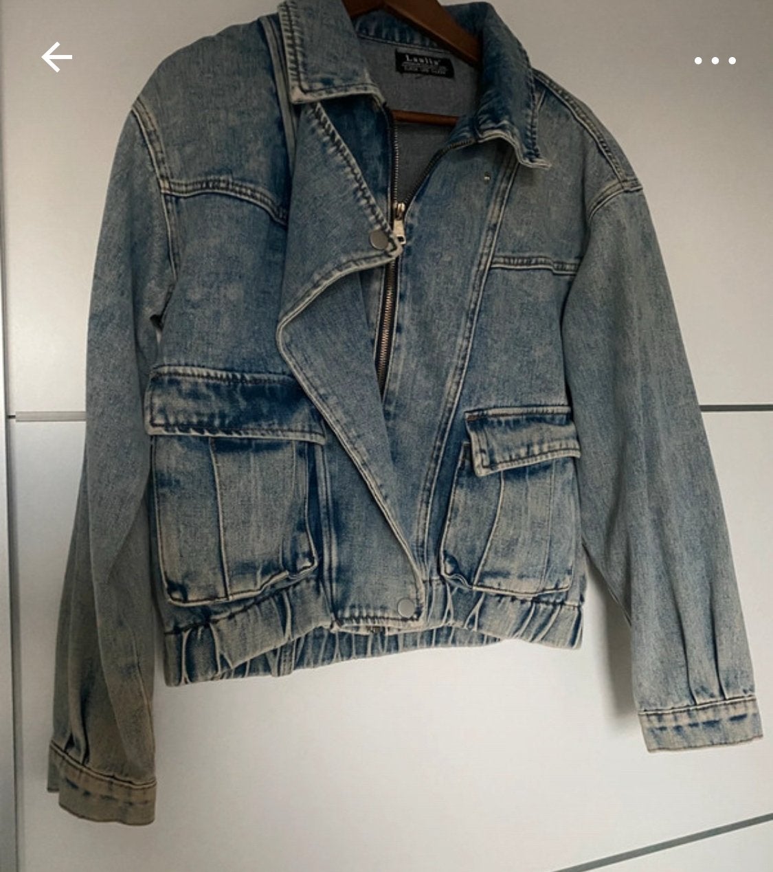 Spijkerjas, Ophalen of Verzenden, Zo goed als nieuw, Maat 36 (S), Blauw