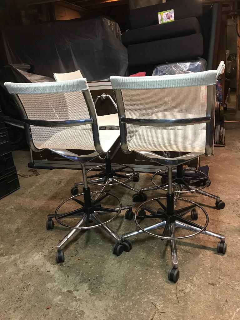 ICF Una Stool 306 counter balie bar stoel bureaustoel, Ophalen, Gebruikt, Zwart, Nvt