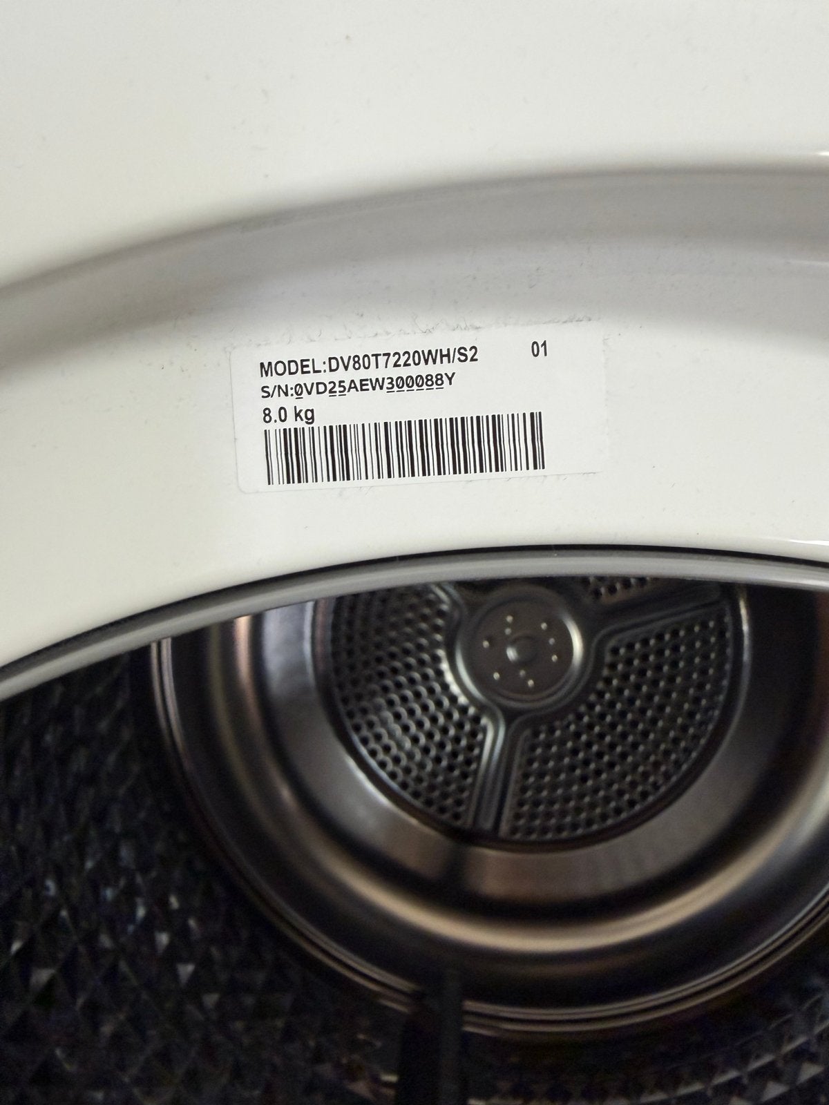 Samsung WW90T734AWH/S2 Wasmachine 9kg - Nieuwstaat, Ophalen, 1200 tot 1600 toeren, 8 tot 10 kg, Nieuw