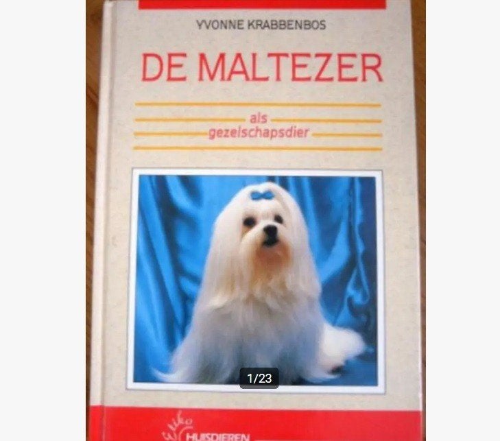 Maltezer als gezelschapsdier dieren boeken vissen, Grondpen, Ophalen of Verzenden, Overige diersoorten