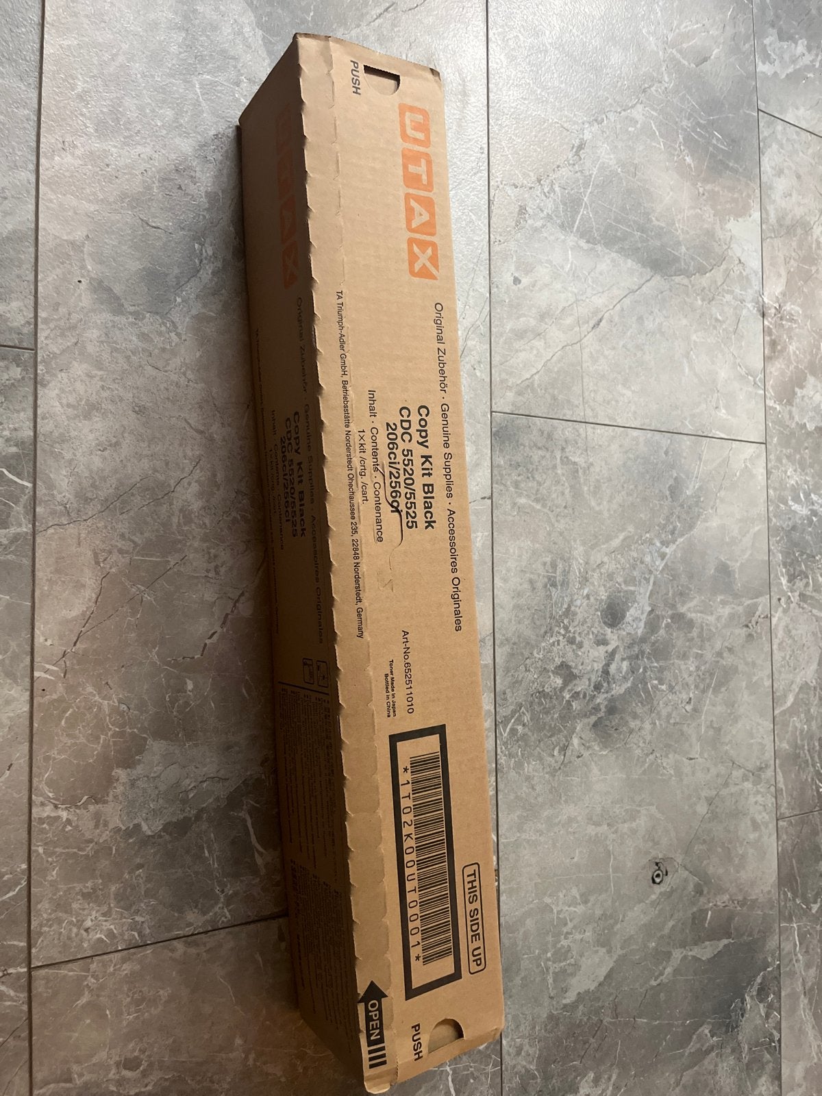 UTAX Copy Kit Black CDC 5520/5525 206ci/256r - Origineel, Zwart-en-wit printen, Nieuw, Ophalen of Verzenden, Kopieermachine