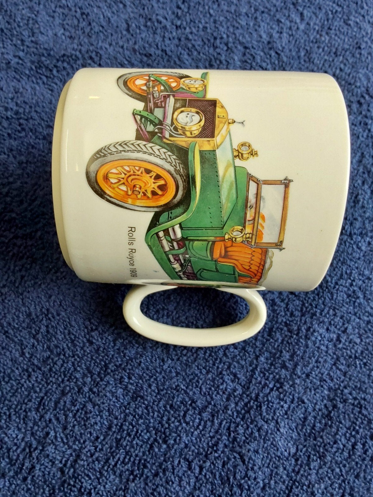 Mooie vintage beker set met houten rekje uit de jaren '60, Hout, Ophalen of Verzenden, Meerkleurig, Overige merken