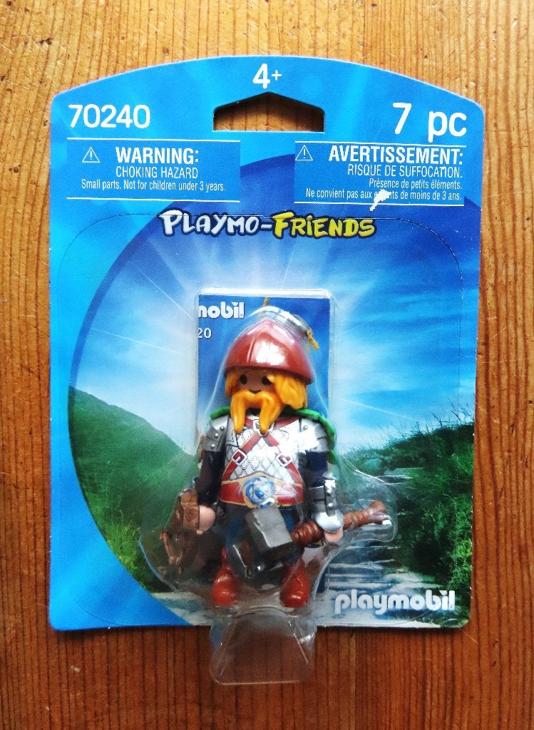 Playmobil: Playmo-Friends 70240 Dwergenkrijger ( nieuw ), Ophalen of Verzenden, Nieuw
