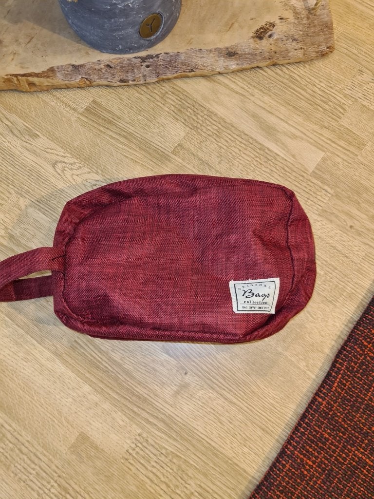 Toilettas, Sieraden, Tassen en Uiterlijk, Toilettassen, Ophalen of Verzenden, Zo goed als nieuw, Rood, Heer of Dame