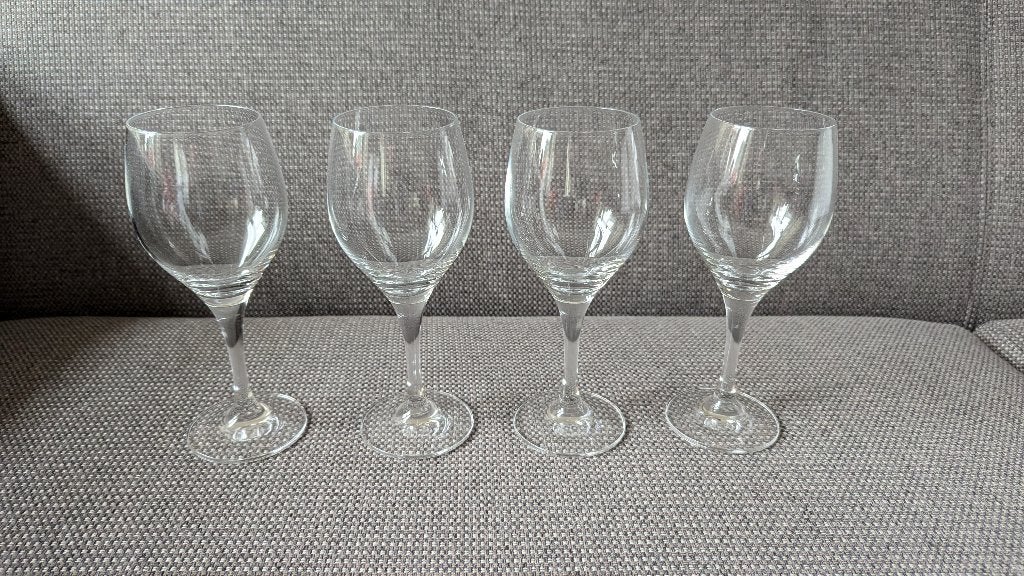 Set van 4 Schott Zwiesel wijnglazen, Ophalen of Verzenden, Zo goed als nieuw, Overige typen