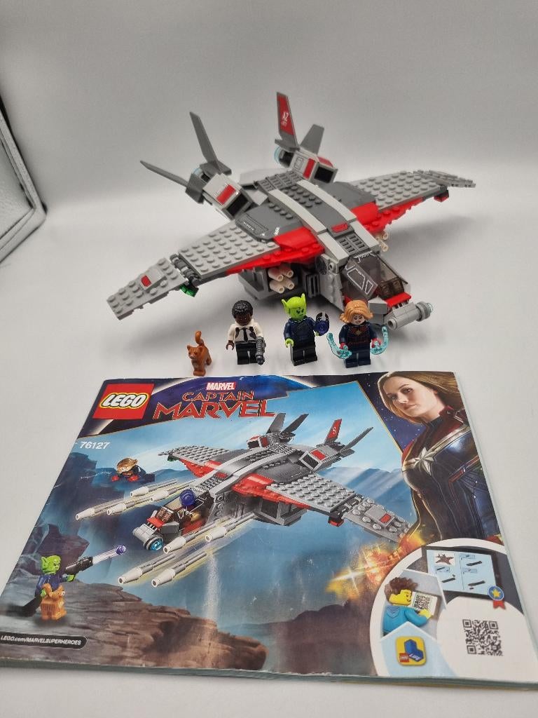 Lego Super Heroes 76127 Captain Marvel and The Skrull Attack, Ophalen, Compleet, Marvel, Lego
