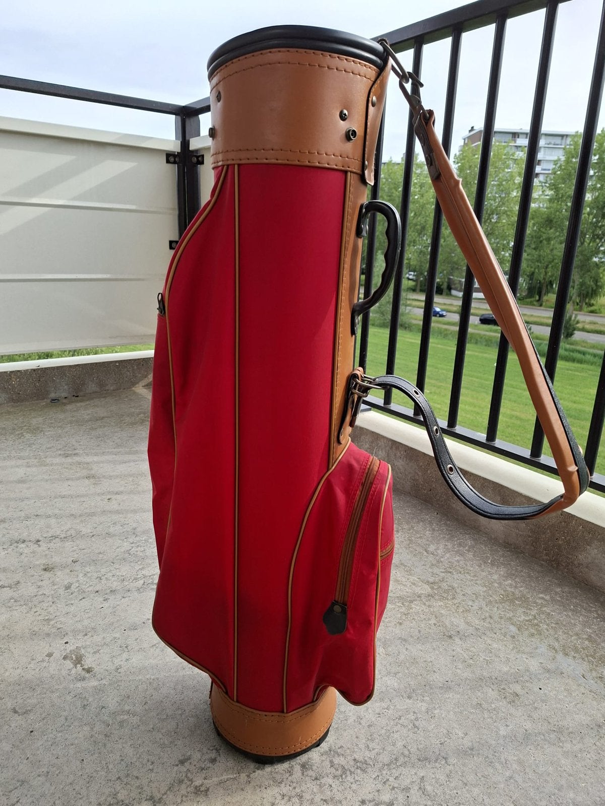 Vintage golftas golf tas bag standbag, Ophalen of Verzenden, Zo goed als nieuw, Tas, Overige merken