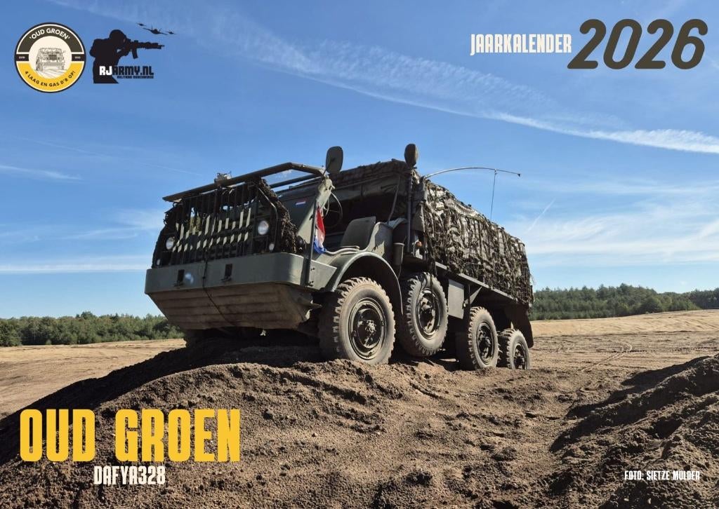 DAF YA-328 Kalender 2026 – RJarmy Legerdump, Ophalen of Verzenden, Jaarkalender, Nieuw