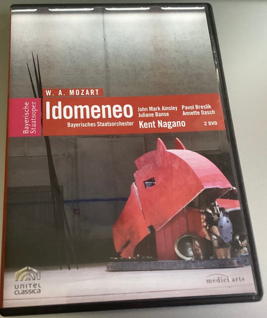 Idomeneo Mozart DVD, Cd's en Dvd's, Dvd's | Muziek en Concerten, Alle leeftijden, Ophalen of Verzenden, Gebruikt, Muziek en Concerten