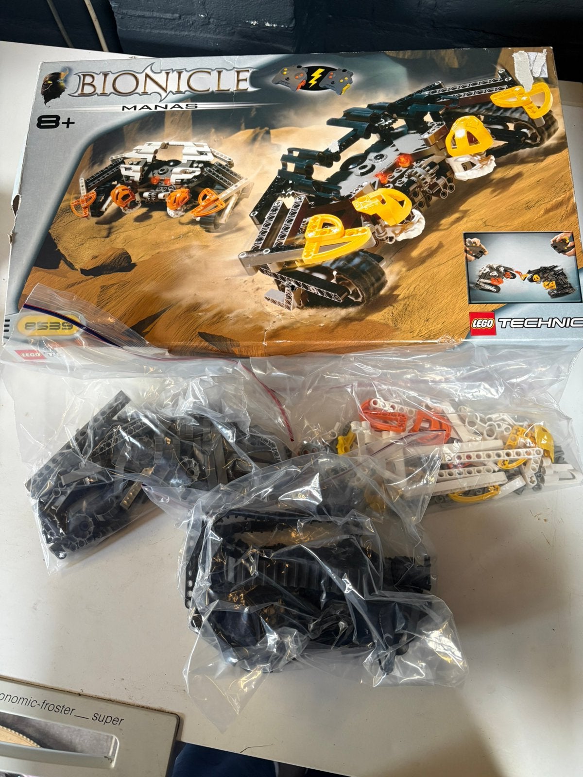 Lego Bionicle Manas 8539 - Compleet met afstandsbedieningen, Bionicle, Lego, Ophalen of Verzenden, Zo goed als nieuw