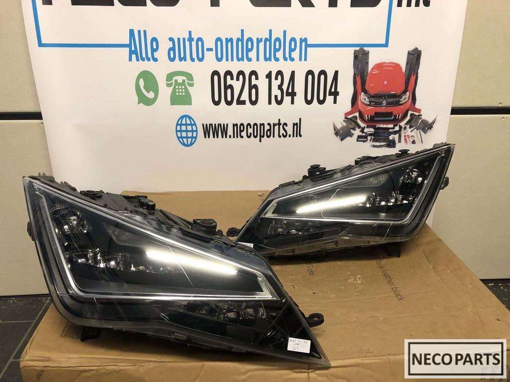 Seat Leon 5f vol led koplamp compleet 13-17, Gebruikt, -, -, Ophalen of Verzenden