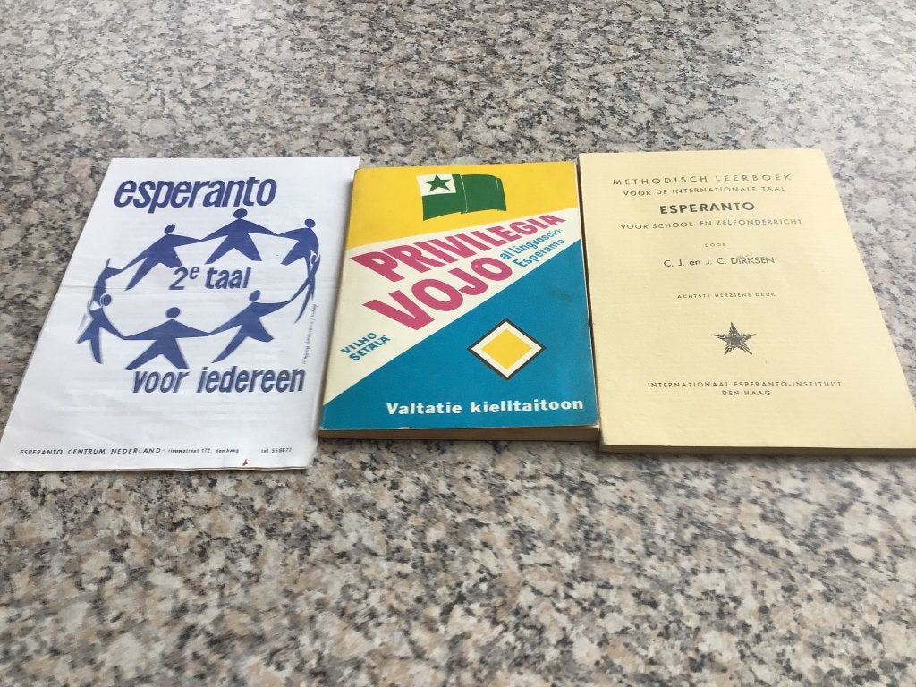 Esperanto boek, Ophalen of Verzenden, 20e eeuw of later, Onbekend, Gelezen
