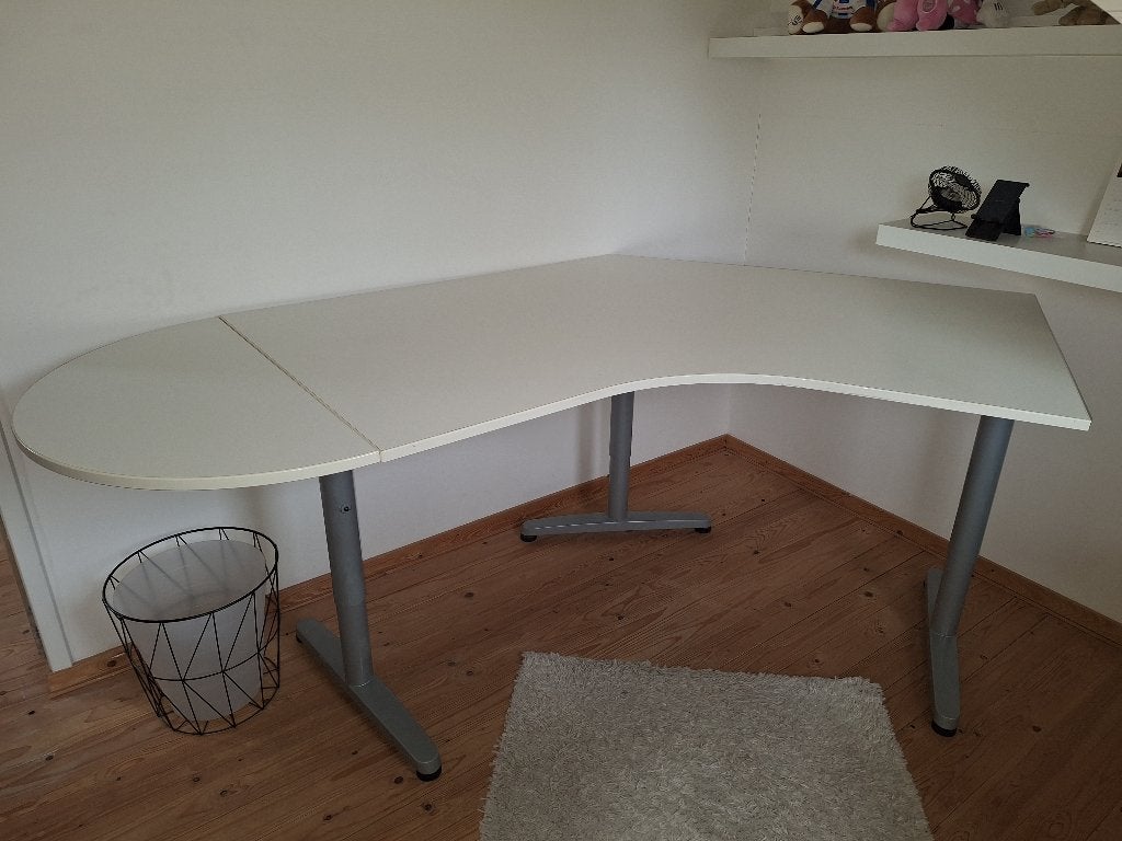 Hoek burea, Huis en Inrichting, Bureaus, Ophalen, Metaal, Industrieel, Overige merken