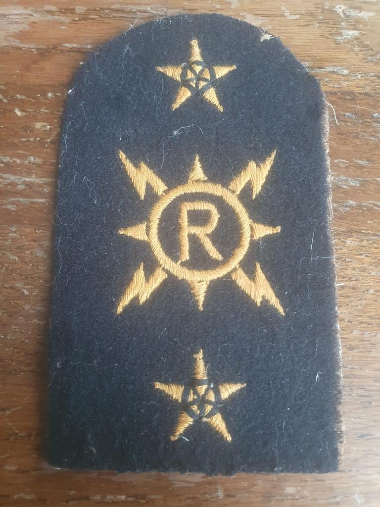 Mouwembleem Zuid Afrika, Ophalen of Verzenden, Marine, Overige gebieden, Embleem of Badge