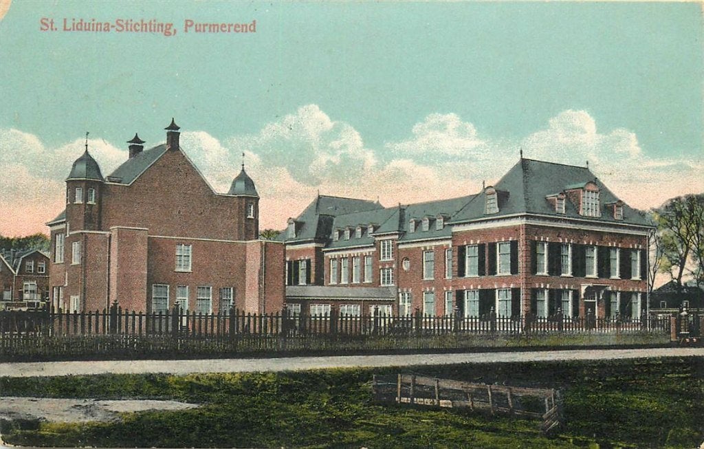 701-231-023 Purmerend St Liduina Stichting, Verzamelen, Verzenden, Voor 1920, Noord-Holland