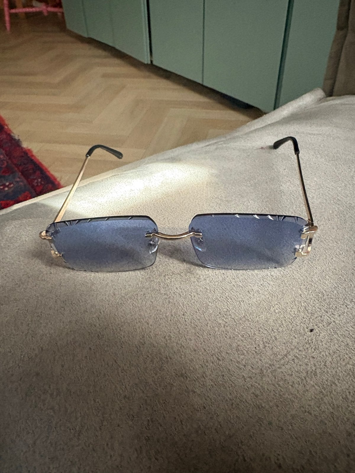Cartier Zonnebril - Made in Italy, Gebruikt, Zonnebril, Blauw, Ophalen