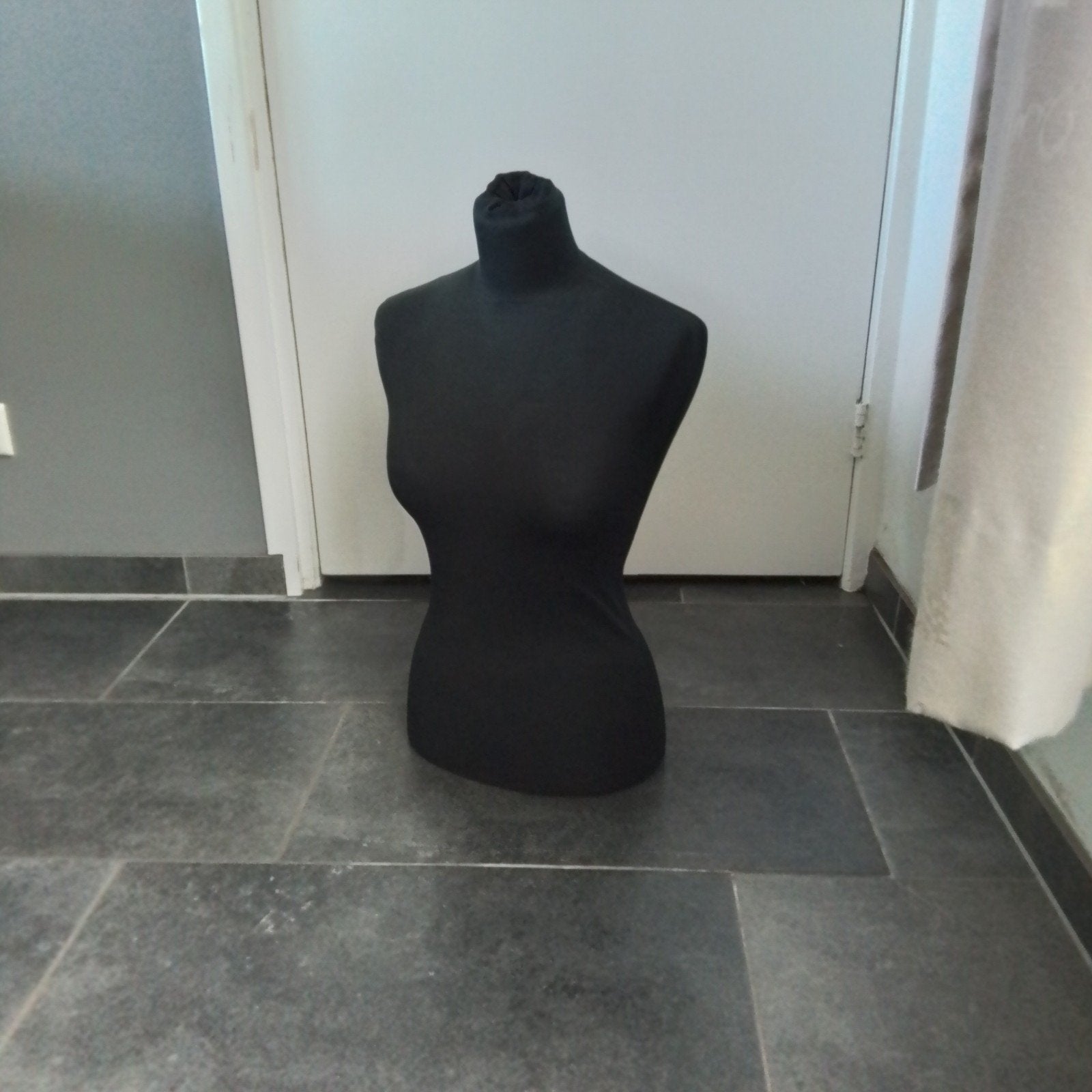 Zwarte Paspop Torso - Ideaal voor Kledingpresentatie, Ophalen, Gebruikt, Overige typen