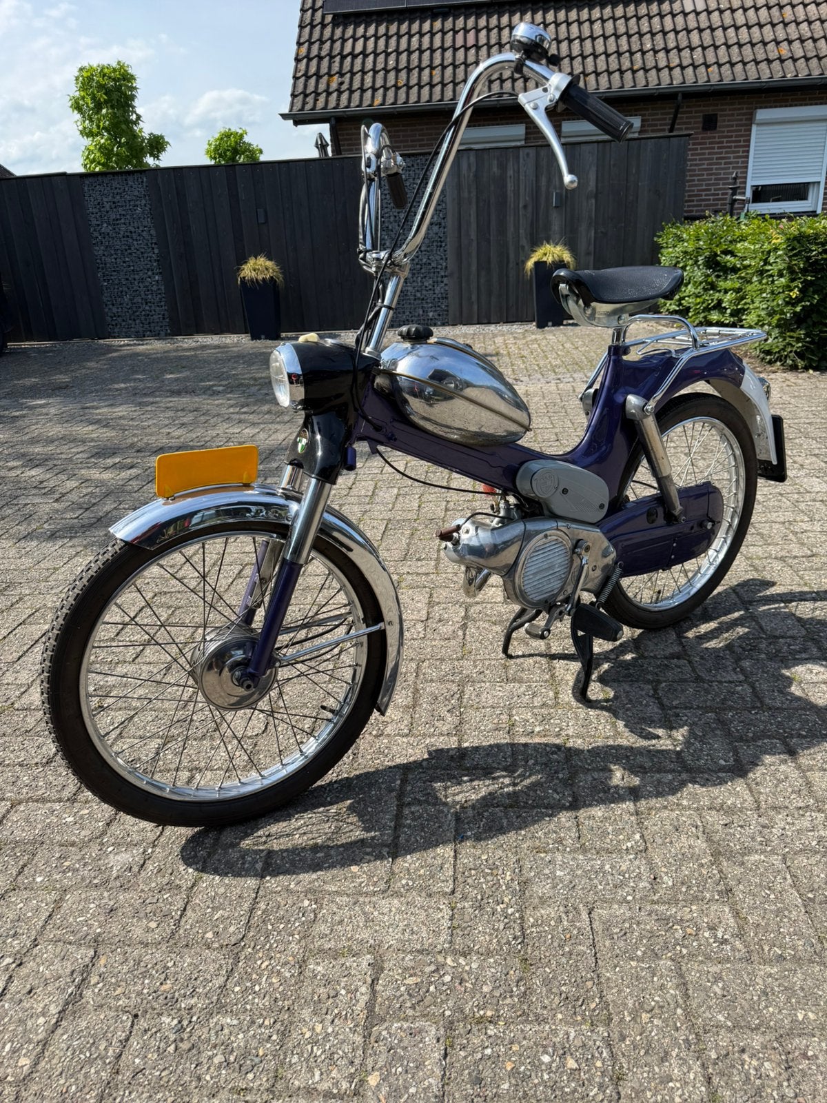Nette Puch MV50 Paars, Oldtimer, Fietsen en Brommers, Brommers | Puch, Zo goed als nieuw, Overige modellen, Maximaal 45 km/u, Ophalen