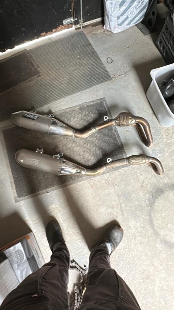 HGS uitlaten KTM 250/350 sxf -‘23 en vanaf ‘23, Ophalen of Verzenden, Gebruikt