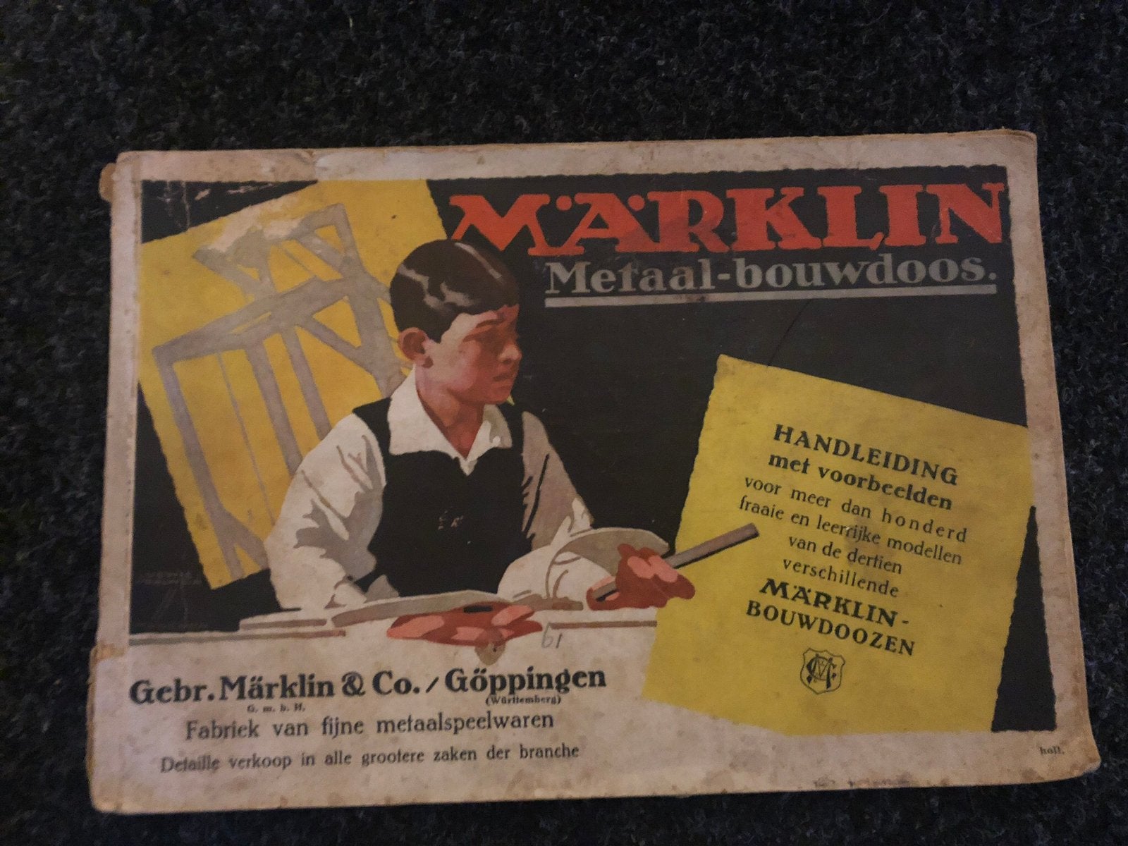 Marklin constructie boekje, Verzenden