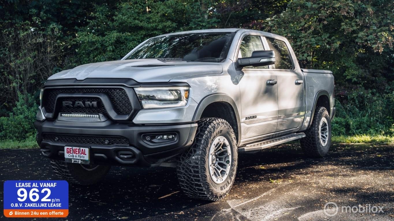 Ram 1500 Rebel Crew Cab 4x4, Auto's, Leder, Verwarmde buitenspiegels, Vierwielaandrijving, RAM 1500