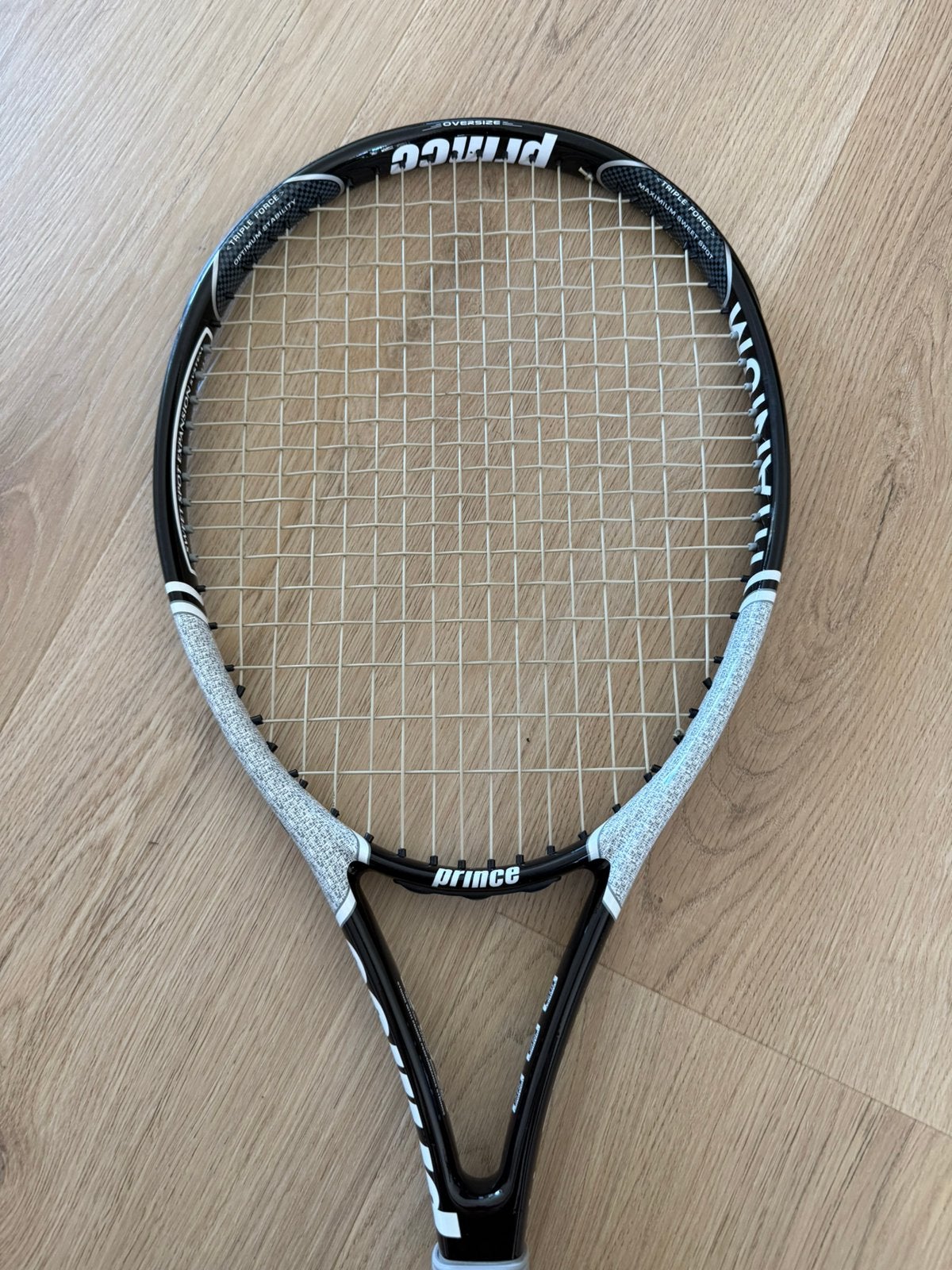 Prince Tennis Racket + Head Racket Bag, Sport en Fitness, Tennis, Ophalen, Zo goed als nieuw, Racket, Prince