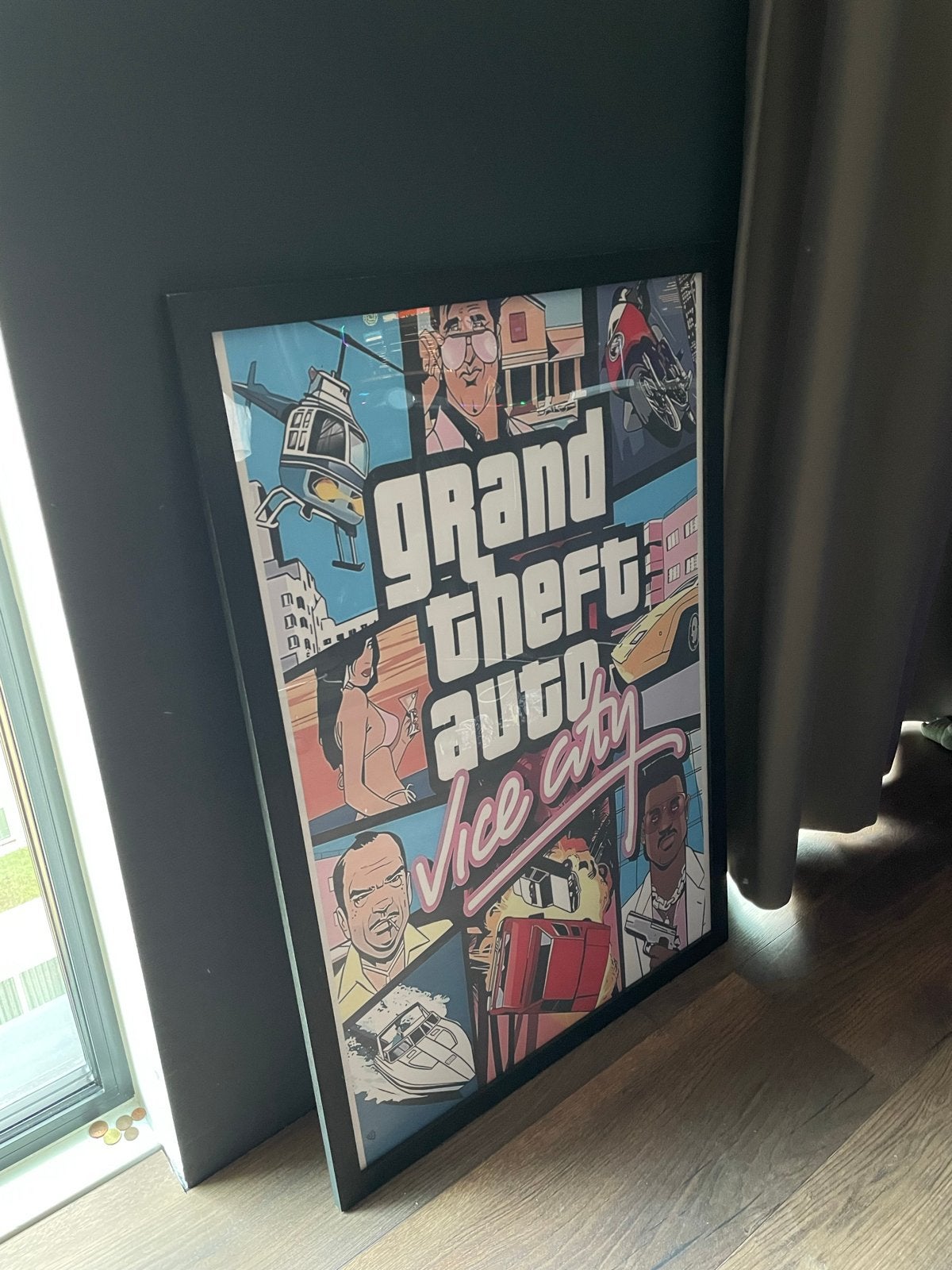 Grand Theft Auto Vice City - Poster met lijst, Ophalen, Zo goed als nieuw